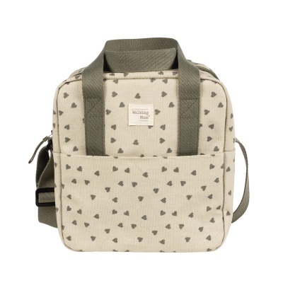Lancheira térmica Hearts Poppy Moss