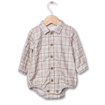 Fofo com padrão xadrez tartan | LITTLE TEDDY BEAR Wedoble