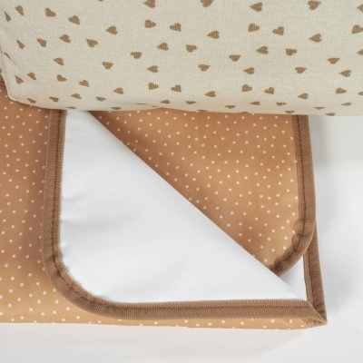 Bolsa de Passeio Hearts Poppy Cinnamon