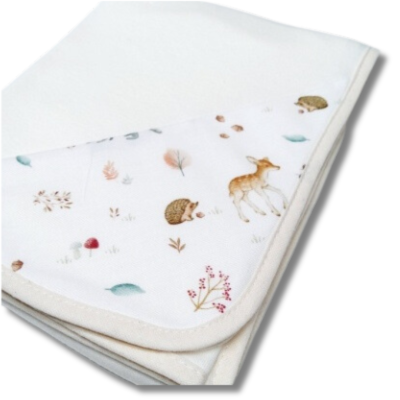 Fralda algodão c/ pormenor tema Animals