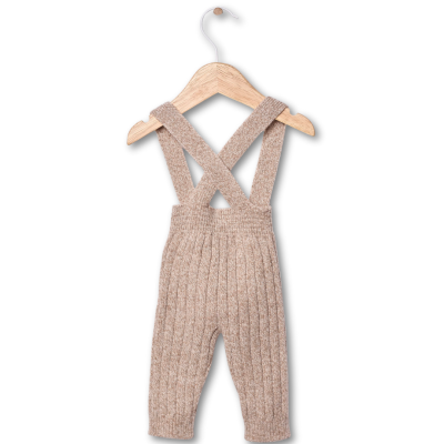 Jardineiras com alças tricotadas em lã merino | BUNNY AND FRIENDS Wedoble