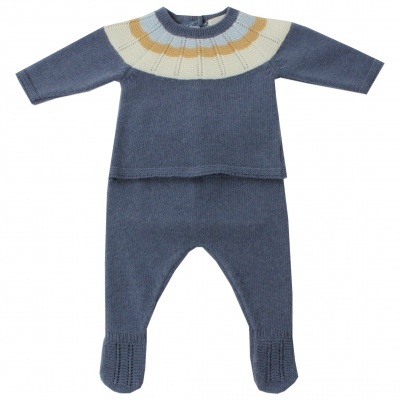 Conjunto malha Dr Kid azul indigo