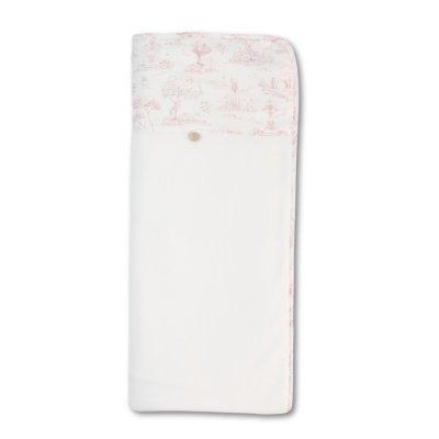 Manta Laminada com botão pérola Vintage Baby Gi