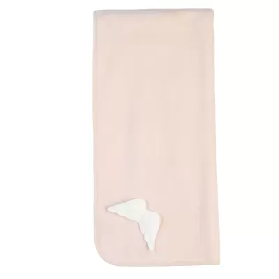 Manta Laminada Angel Collection rosa pêssego