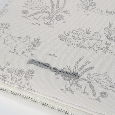 Porta documentos Toile de Jouy Cream - Bege