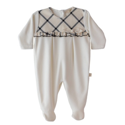 Babygrow Laminado com folho em peito estampado Panda Collection