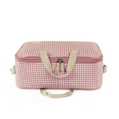 Mala de Maternidade - I Love Vichy rosa