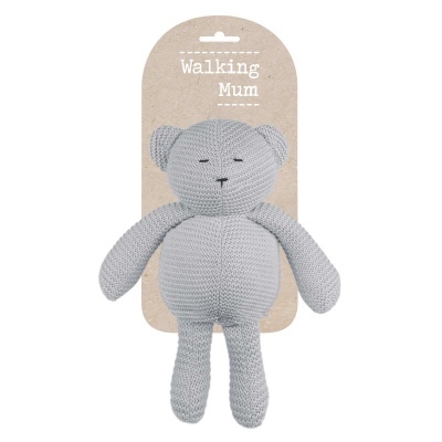 Urso malha - Knitted Bear cinzento