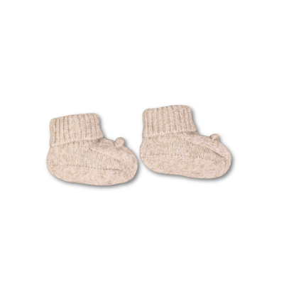 Carapins tricotados em lã merino | LITTLE TEDDY BEAR Wedoble
