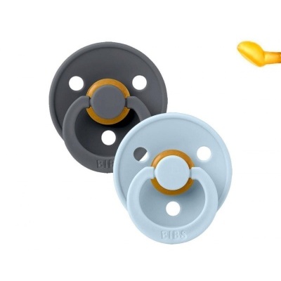 Chupeta Bibs Anatómica Iron/Baby Blue