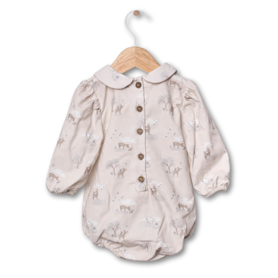 Fofo em bombazine com animais da floresta | BUNNY AND FRIENDS Wedoble