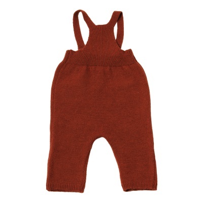 Jardineira malha em cor tijolo