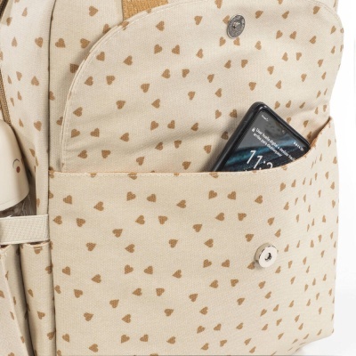 Mochila de Maternidade Hearts Poppy Cinnamon