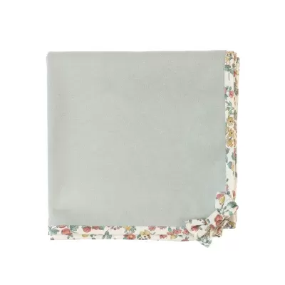 Fralda algodão menta Flowery Baby Gi