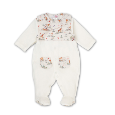 Babygrow de Laminado gola folho pérola | OLIE Mighty Love