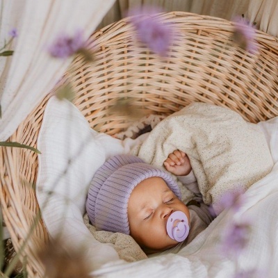 Chupeta Bibs Papaya/Violet Sky