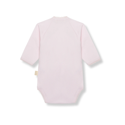 Body interior trespasse em algodão rosa