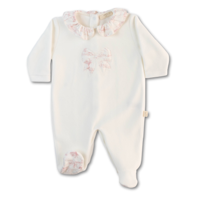 Babygrow Laminado com gola folho pérola Vintage Baby Gi