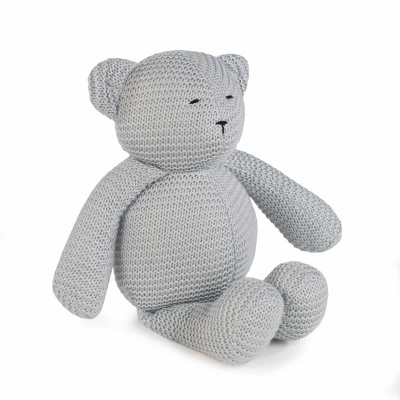Urso malha - Knitted Bear cinzento
