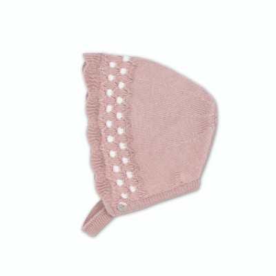 Touca malha de algodão em rosa velho |WINTER TRIP Dr Kid