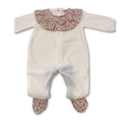 Babygrow de Laminado gola folho pérola | ÍRIS Mighty Love