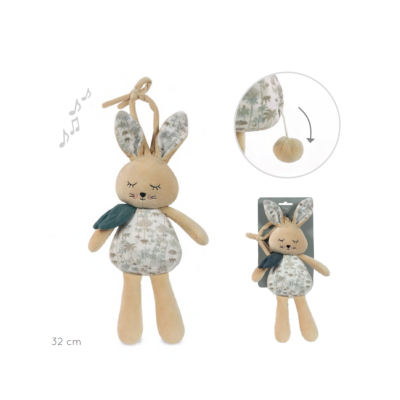 Peluche Musical Rabbit Serengueti