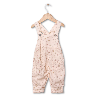 Jardineiras floridas em tecido de algodão orgânico | LITTLE LOVE Wedoble