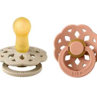 Chupeta Bibs Boheme Vanilla/Peach