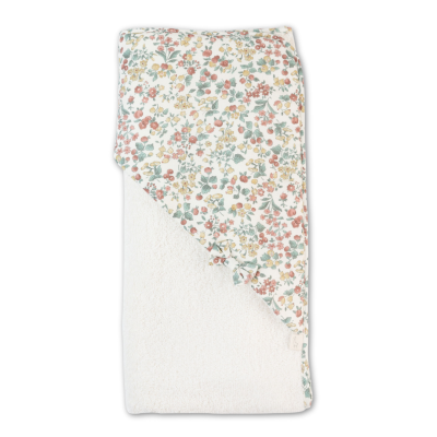 Toalha de Banho algodão com capuz floral Flowery Baby Gi