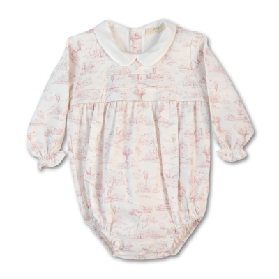 Fofo algodão com gola redonda Vintage Baby Gi