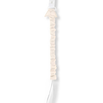 Prendedor de Chupeta Angel Collection bege
