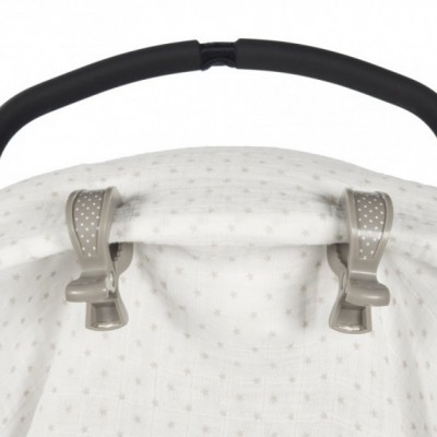 Clips para carrinho na cor preto