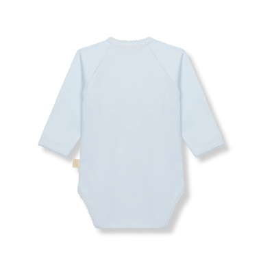 Body interior trespasse em algodão azul