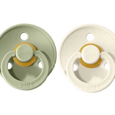 Chupeta Bibs Ivory/Sage