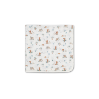 Fralda algodão pérola com padrão | THÉO Mighty Love