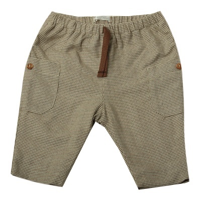 Conjunto 2 peças calça e camisola em bege mescla