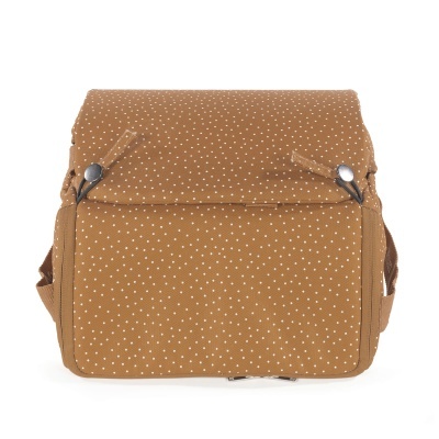 Cadeira portátil refeição Polka Dot Poppy Cinnamon