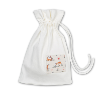 Saco algodão primeira roupa pérola | OLIE Mighty Love