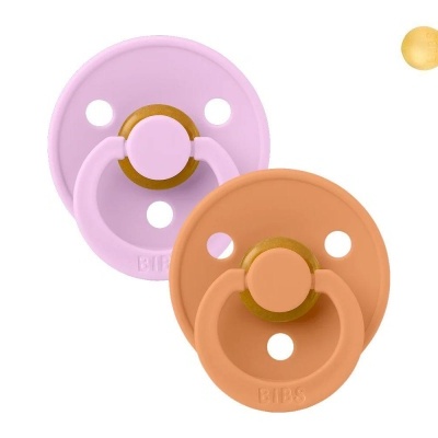 Chupeta Bibs Violet Sky/Pumpkin