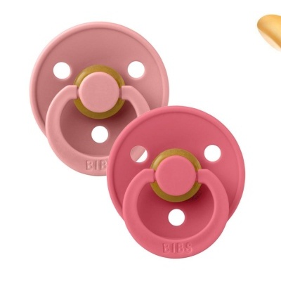 Chupeta Bibs Anatómica Dusty Pink/Coral