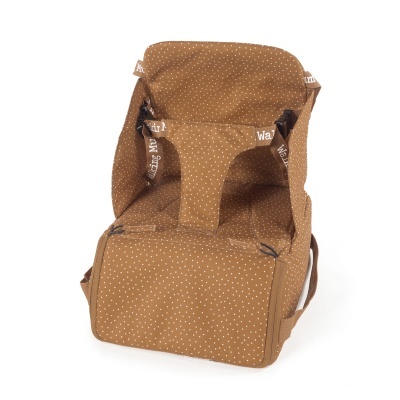 Cadeira portátil refeição Polka Dot Poppy Cinnamon
