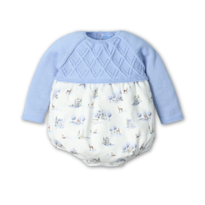 Fofo de algodão tricotado "CIELO INVERNAL" Mac Ilusión