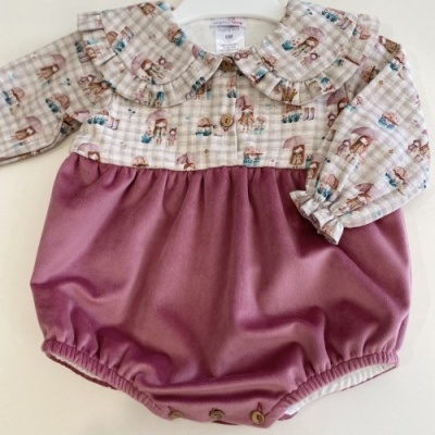 Fofo algodão "Winter" rosa