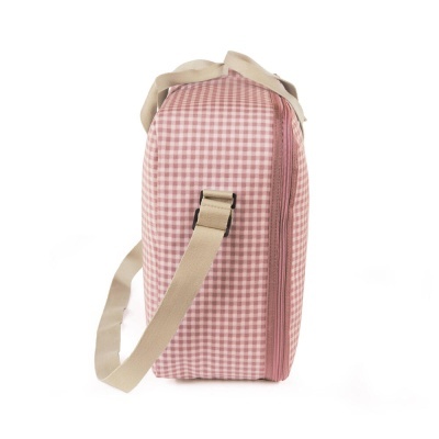 Mala de Maternidade - I Love Vichy rosa