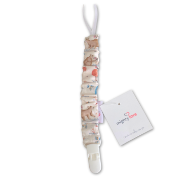 Prendedor de Chupeta algodão pérola | OLIE Mighty Love