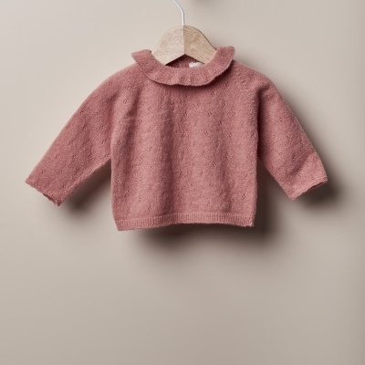 Camisola tricotada em lã | TONES OF GARDENS IN WINTER