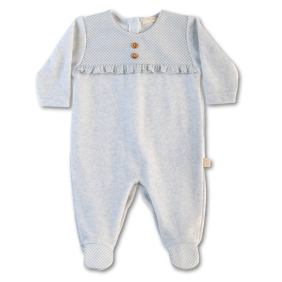 Babygrow Laminado com folho cinzento Thomas Baby Gi