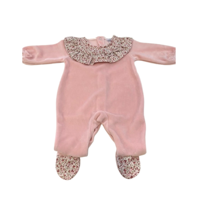 Babygrow de Laminado gola folho rosa| ÍRIS Mighty Love