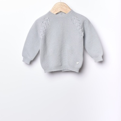 Conjunto de malha tricotada em lã merino verde seco | Winter Day Wedoble