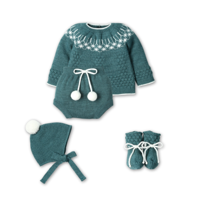 Conjunto de malha de 4 peças "CEDRO ENCANTADO" Mac Ilusión